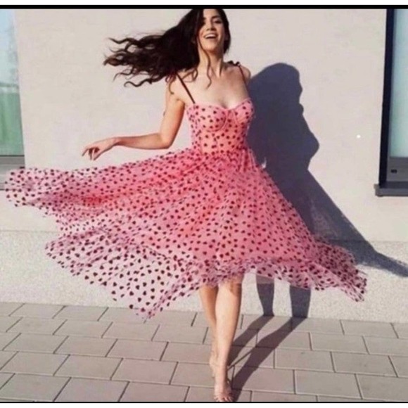 Betsey Johnson pink heart dress - Picture 10 of 14